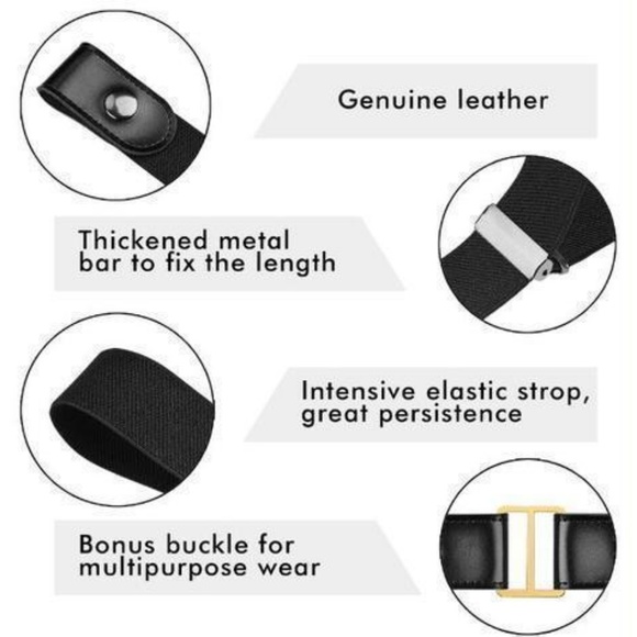 New Buckle Free Elastic Belt - Picture 4 of 5